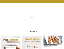 Tablet Screenshot of mulinobianco.com