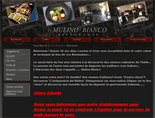 Tablet Screenshot of mulinobianco.be